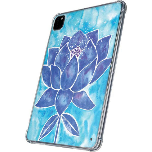 Blue Lotus by Cat Coq iPad Pro 11in (2024) Clear Case