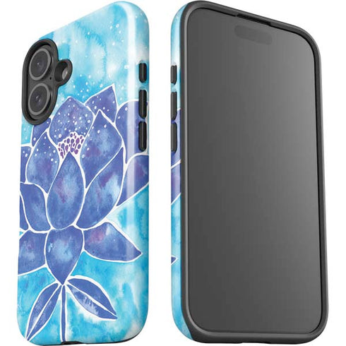 Blue Lotus by Cat Coq iPhone 16 Impact Case