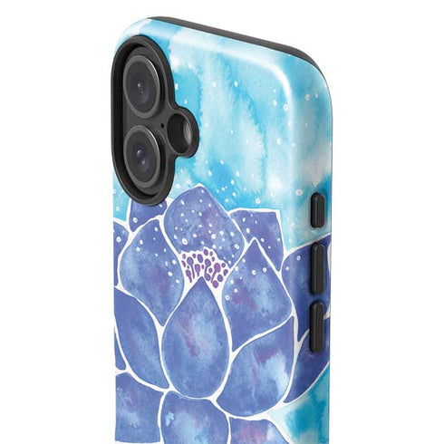 Blue Lotus by Cat Coq iPhone 16 Plus Impact Case
