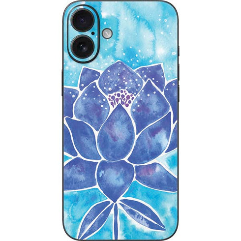 Blue Lotus by Cat Coq iPhone 16 Plus Skin