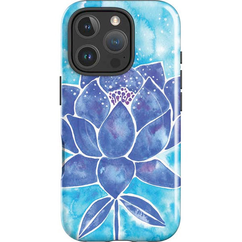 Blue Lotus by Cat Coq iPhone 16 Pro Magsafe Impact Case