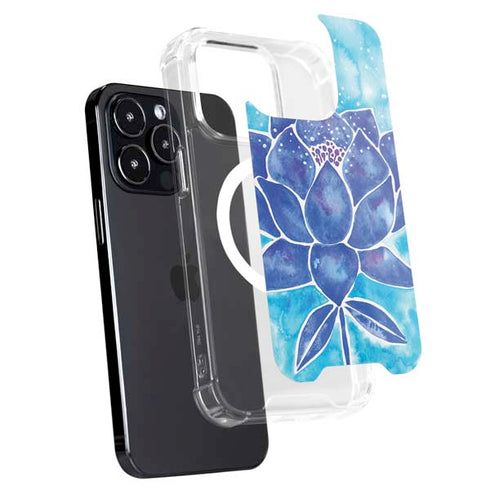 Blue Lotus by Cat Coq iPhone 16 Pro Max MagSafe Case