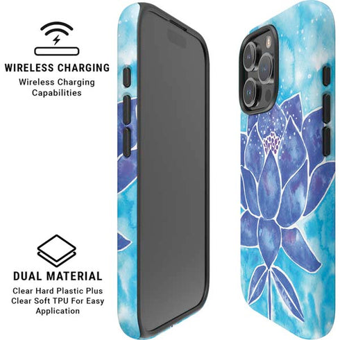 Blue Lotus by Cat Coq iPhone 16 Pro Max Magsafe Impact Case
