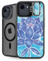Blue Lotus by Cat Coq iPhone 16e Kickstand Case