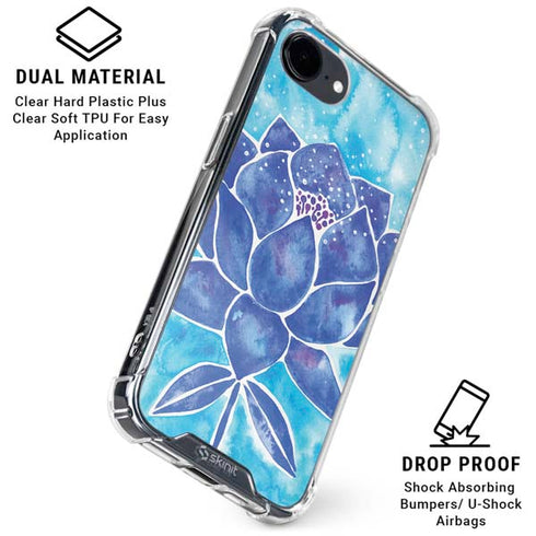 Blue Lotus by Cat Coq iPhone 16e Clear Case