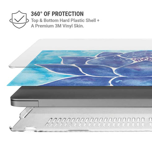 Blue Lotus by Cat Coq MacBook Pro 14in (2021-24) Case plus Skin