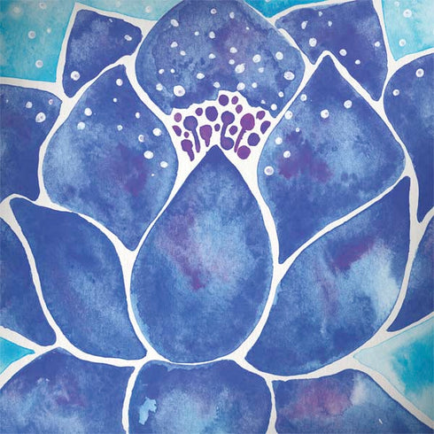 Blue Lotus by Cat Coq MacBook Skins