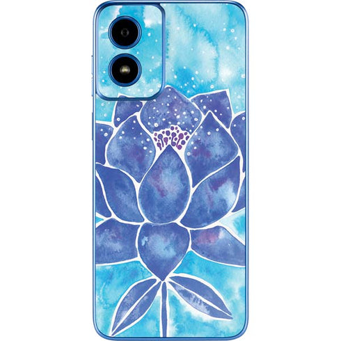Blue Lotus by Cat Coq Moto G Play 4G (2024) Skin