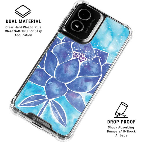 Blue Lotus by Cat Coq Moto G Power 5G (2024) Clear Case