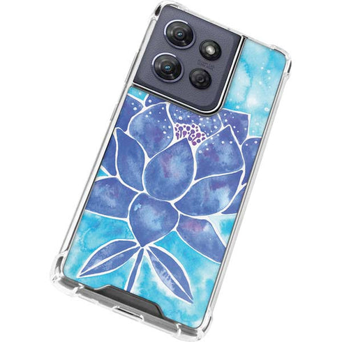 Blue Lotus by Cat Coq Moto G Power 5G (2025) Clear Case