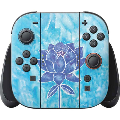 Blue Lotus by Cat Coq Nintendo Switch 2 (2025) Joy-Con Controller Skin