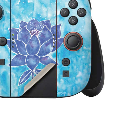 Blue Lotus by Cat Coq Nintendo Switch 2 (2025) Joy-Con Controller Skin