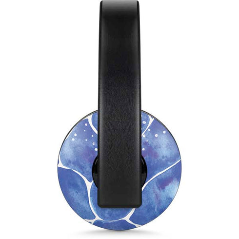 Blue Lotus by Cat Coq PlayStation 4 Gold Wireless Headset Skin