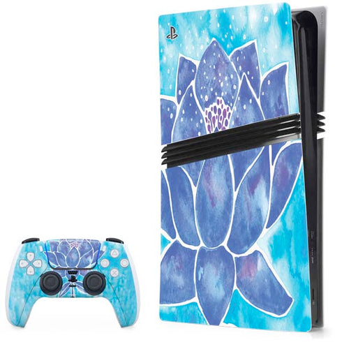 Blue Lotus by Cat Coq PlayStation PS5 Skins