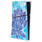 Blue Lotus by Cat Coq PS5 Slim Digital Edition Console Skin