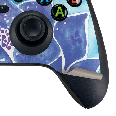 Blue Lotus by Cat Coq Xbox Series X Controller Skin