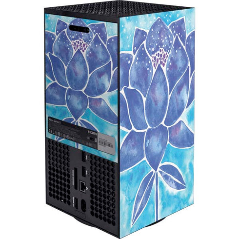 Blue Lotus by Cat Coq XBox Series X Digital Edition Bundle Skin
