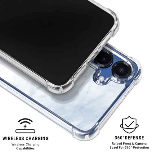 Blue Marble Galaxy S25 Plus Clear Case