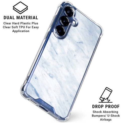 Blue Marble Galaxy S25 Plus Clear Case