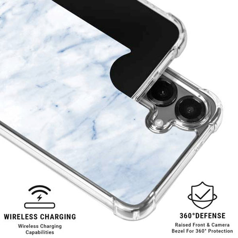 Blue Marble Galaxy S26 Plus Clear Case