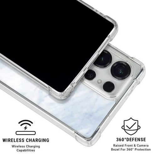 Blue Marble Galaxy S26 Ultra Clear Case