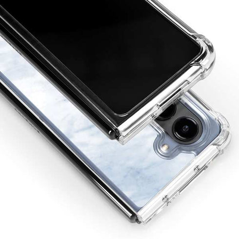 Blue Marble Galaxy Z Fold5 5G Clear Case