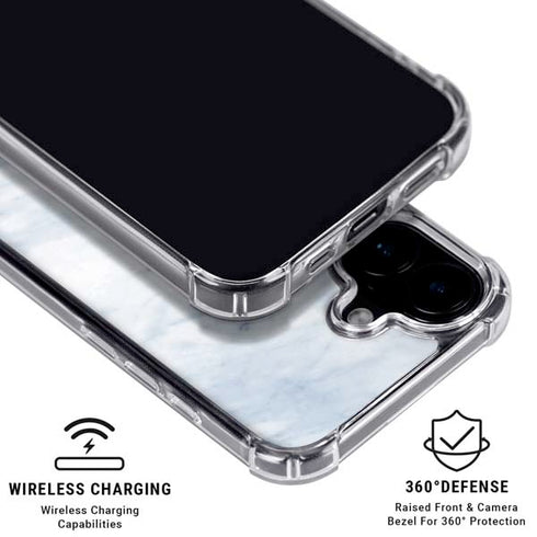 Blue Marble iPhone 16 Plus Clear Case