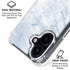 Blue Marble iPhone 16 Plus Clear Case