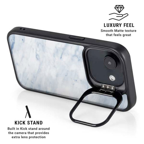 Blue Marble iPhone 16e Kickstand Case