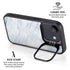 Blue Marble iPhone 16e Kickstand Case