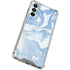 Blue Marbling Gabb Phone 4 Clear Case