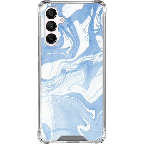 Blue Marbling Galaxy A16 5G Clear Case
