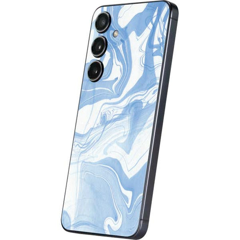 Blue Marbling Galaxy A16 5G Skin
