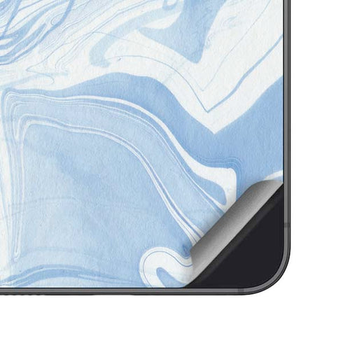 Blue Marbling Galaxy A16 5G Skin