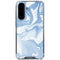 Blue Marbling Galaxy A36 5G Clear Case