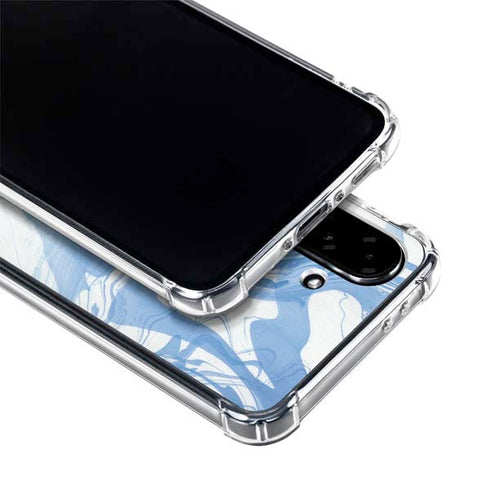 Blue Marbling Galaxy A36 5G Clear Case
