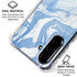 Blue Marbling Galaxy A36 5G Clear Case