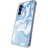Blue Marbling Galaxy A55 5G Clear Case