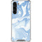 Blue Marbling Galaxy S24 FE Clear Case