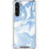 Blue Marbling Galaxy S24 FE Clear Case