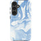 Blue Marbling Galaxy S25 Impact Case