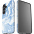Blue Marbling Galaxy S25 Impact Case