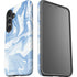 Blue Marbling Galaxy S25 Plus Impact Case