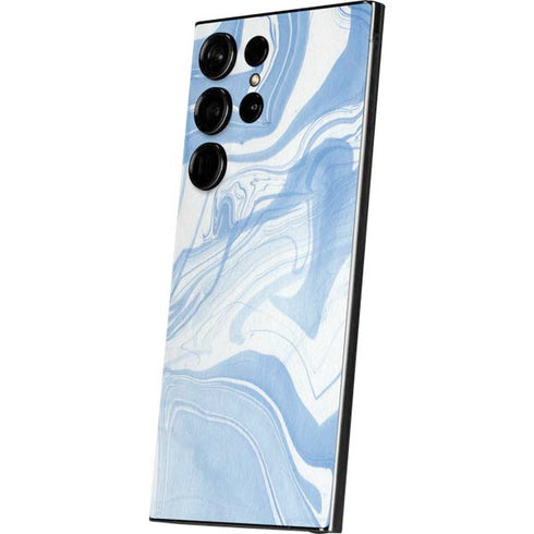 Blue Marbling Galaxy S25 Ultra Skin