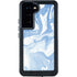 Blue Marbling Galaxy S24 Waterproof Case