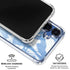 Blue Marbling Galaxy S25 Clear Case