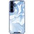 Blue Marbling Galaxy S25 Plus Clear Case