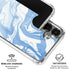 Blue Marbling Galaxy S26 Clear Case