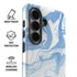 Blue Marbling Galaxy S26 Impact Case