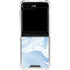 Blue Marbling Galaxy Z Flip6 Clear Case